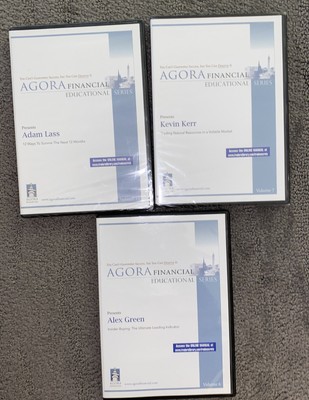 AGORA Financial Education Series Volume 6 / 7 / 13 DVD Lot Alex Green New!