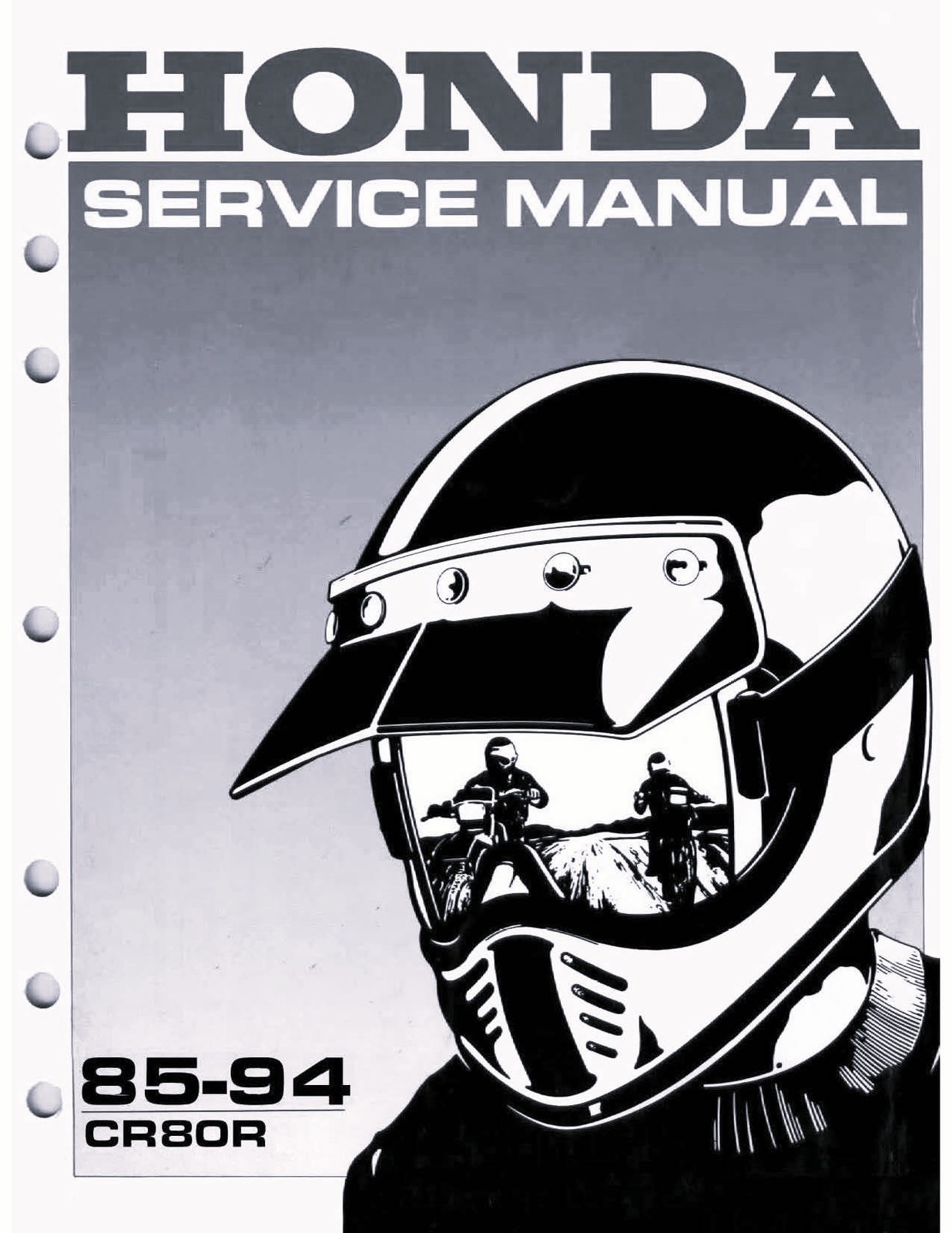1985-1994 Honda CR80R CR80 R Service Shop Repair Manual