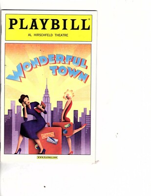 Donna Murphy ''WONDERFUL TOWN'' Leonard Bernstein 2003 Opening month  Playbill (n1