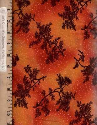 Nancy Crow Trees on Orange 148332
