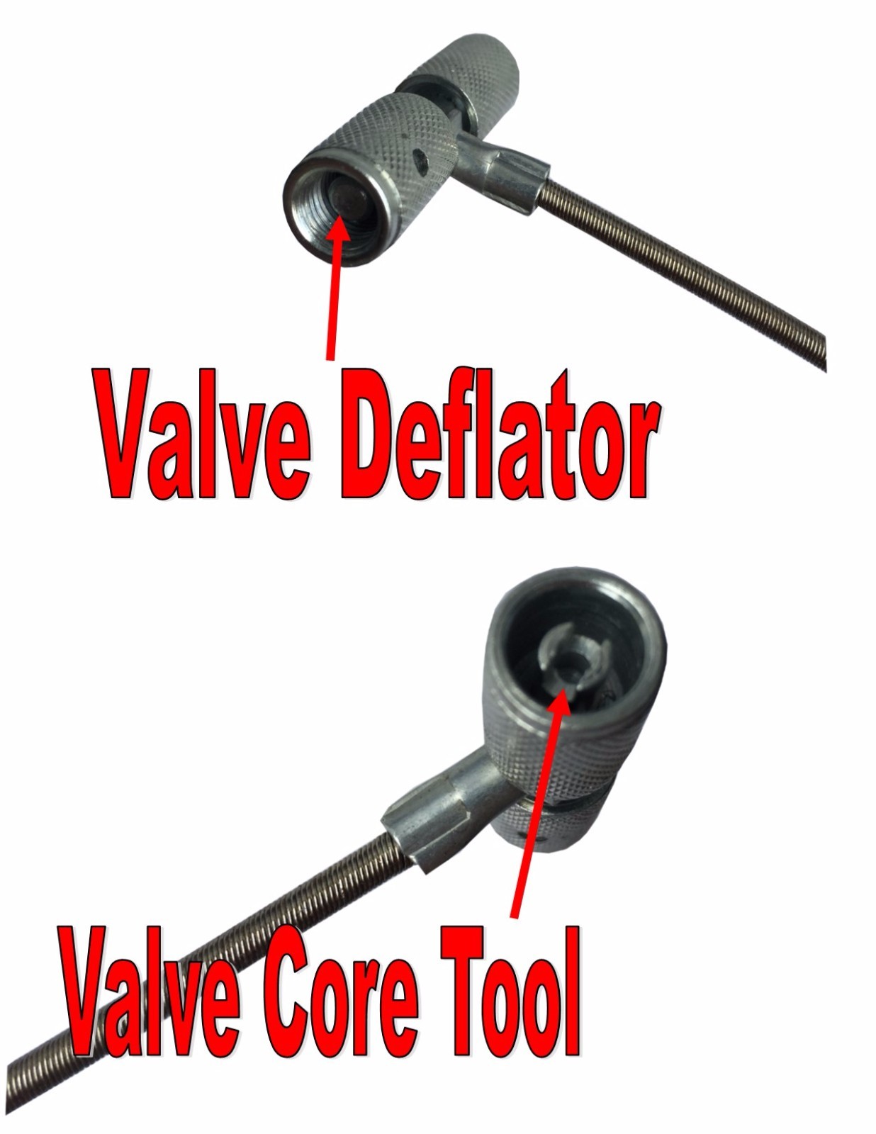 Tire Valve Stem & Core Install Tool Cable / Fishing Type Puller 8