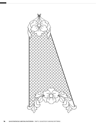 135 Gunstock Carving Patterns & Ramelson/Ullman 2 Line 16LPI Checkering Tool USA