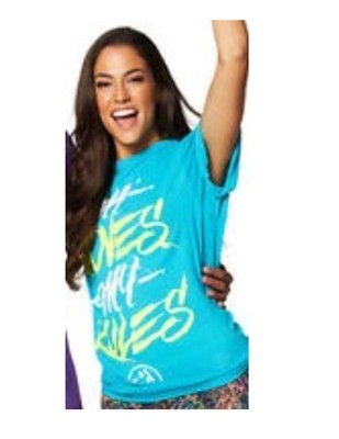 Green Z2T00265 Zumba Men/'s My Moves My Rules Tee