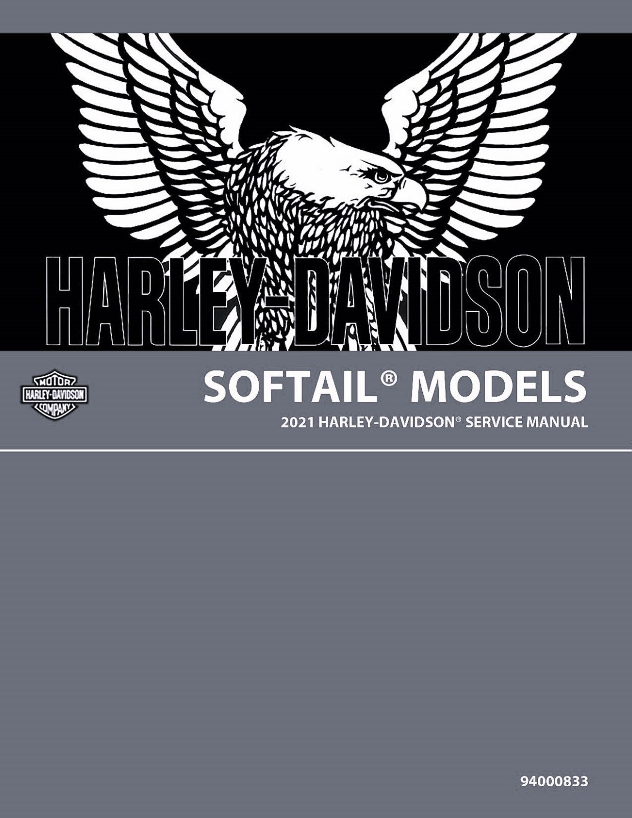 Printed Service Repair Work Shop Manual 2021 Harley Davidson