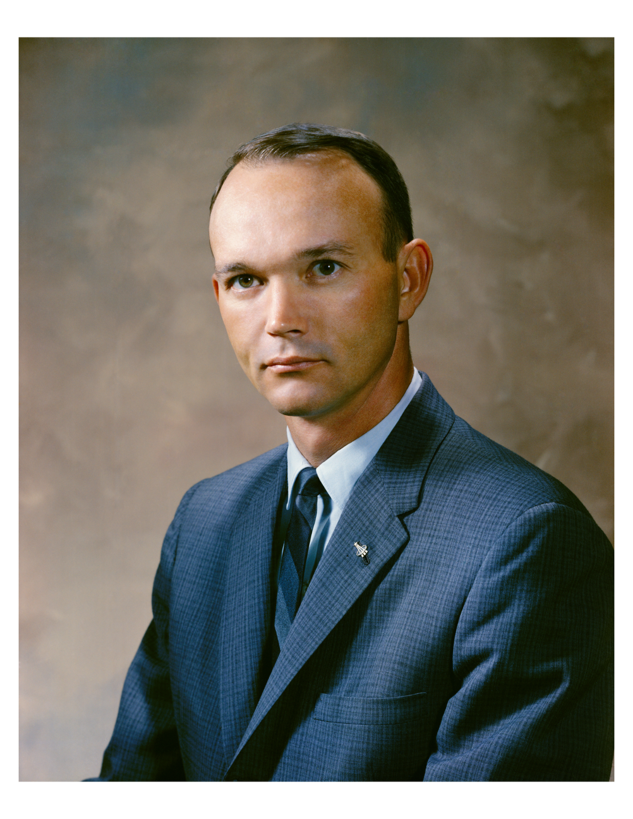 1964 NASA Astronaut Michael Collins 8x10 Portrait Photo On 8.5
