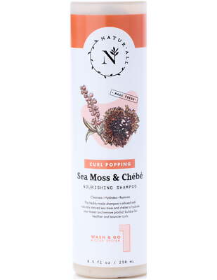 NaturAll (STEP 1) Wash & Go: Sea Moss and Chebe Shampoo