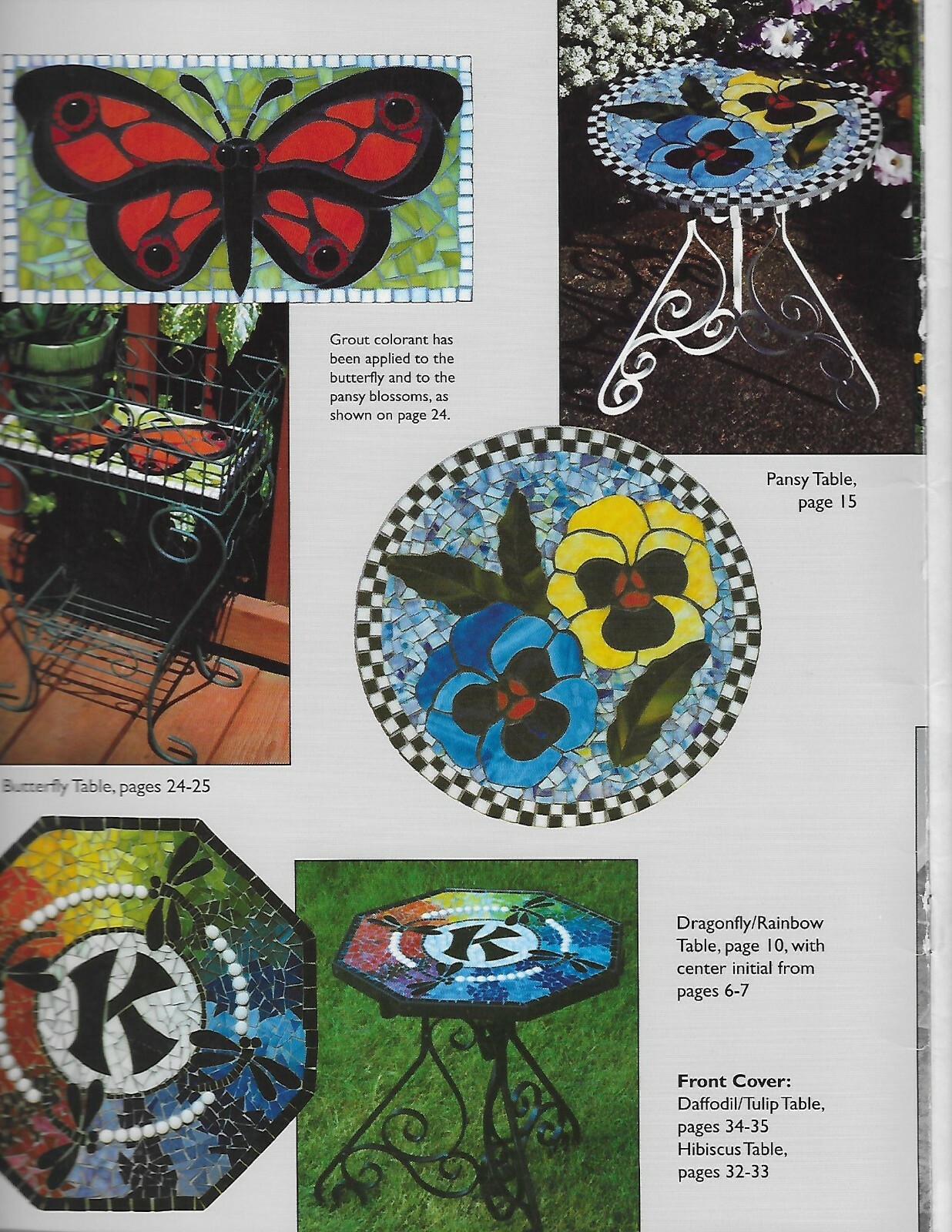 Mosaic Table Art by Carolyn Kyle