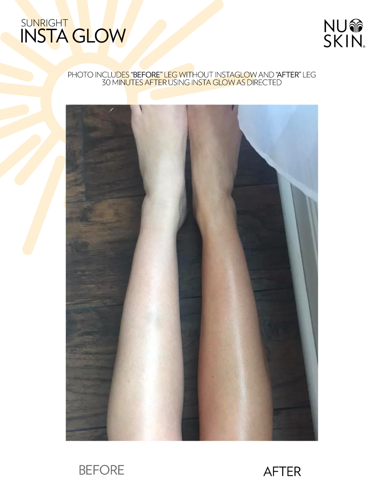 [3pk] Nu Skin NuSkin Sunright Insta Glow Self Tanning Gel LOW ODOR Exp 07/2026