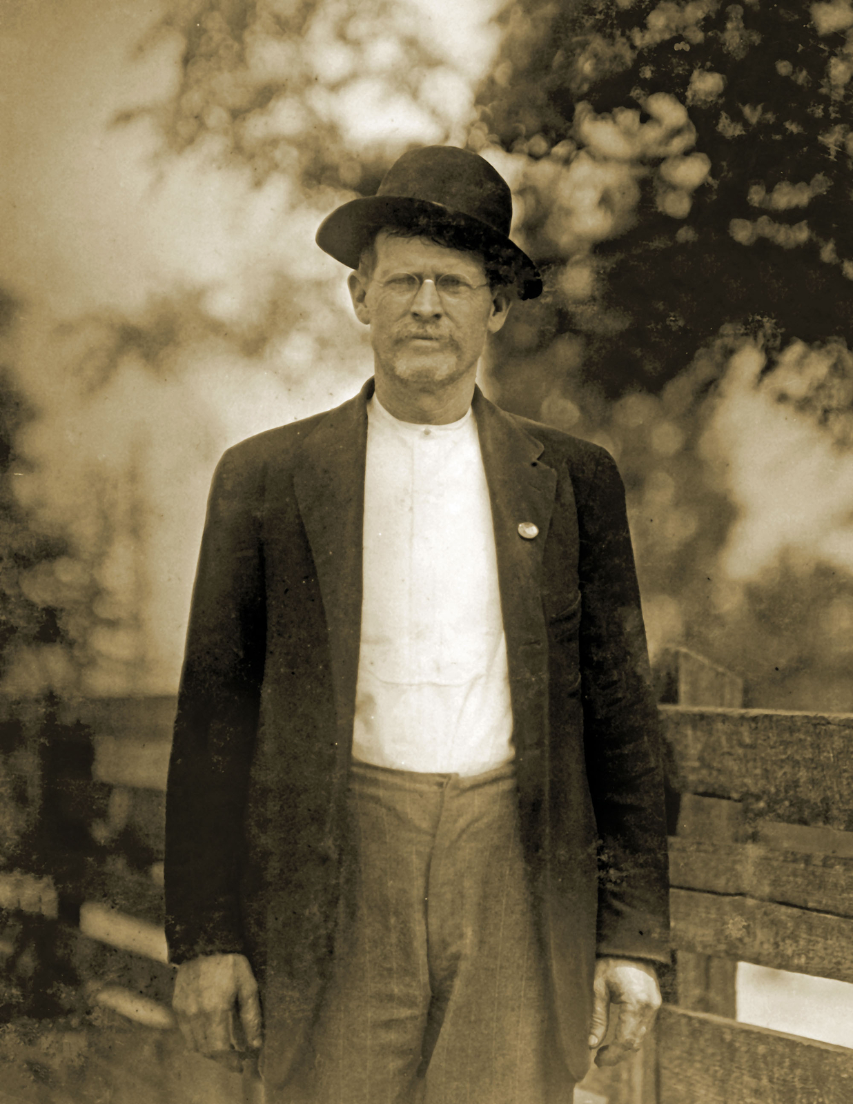 1913 Mill Worker Frank Barnes, Phoenix, AL Vintage Old Photo 8.5" x 11" Reprint