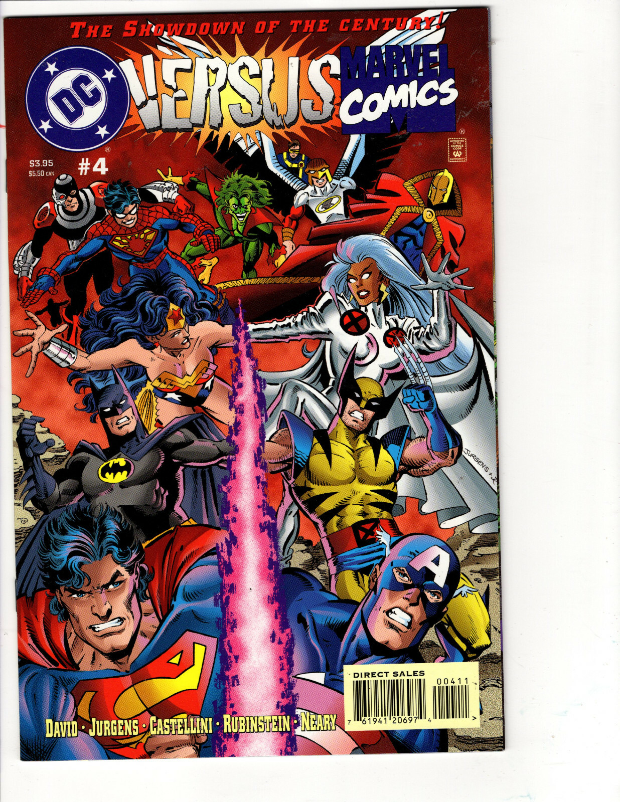 DC VERSUS MARVEL COMICS - THE SHOWDOWN OF THE CENTURY #4 - 1996 | eBay DC VERSUS MARVEL COMICS - THE SHOWDOWN OF THE CENTURY #4 - 1996 | eBay