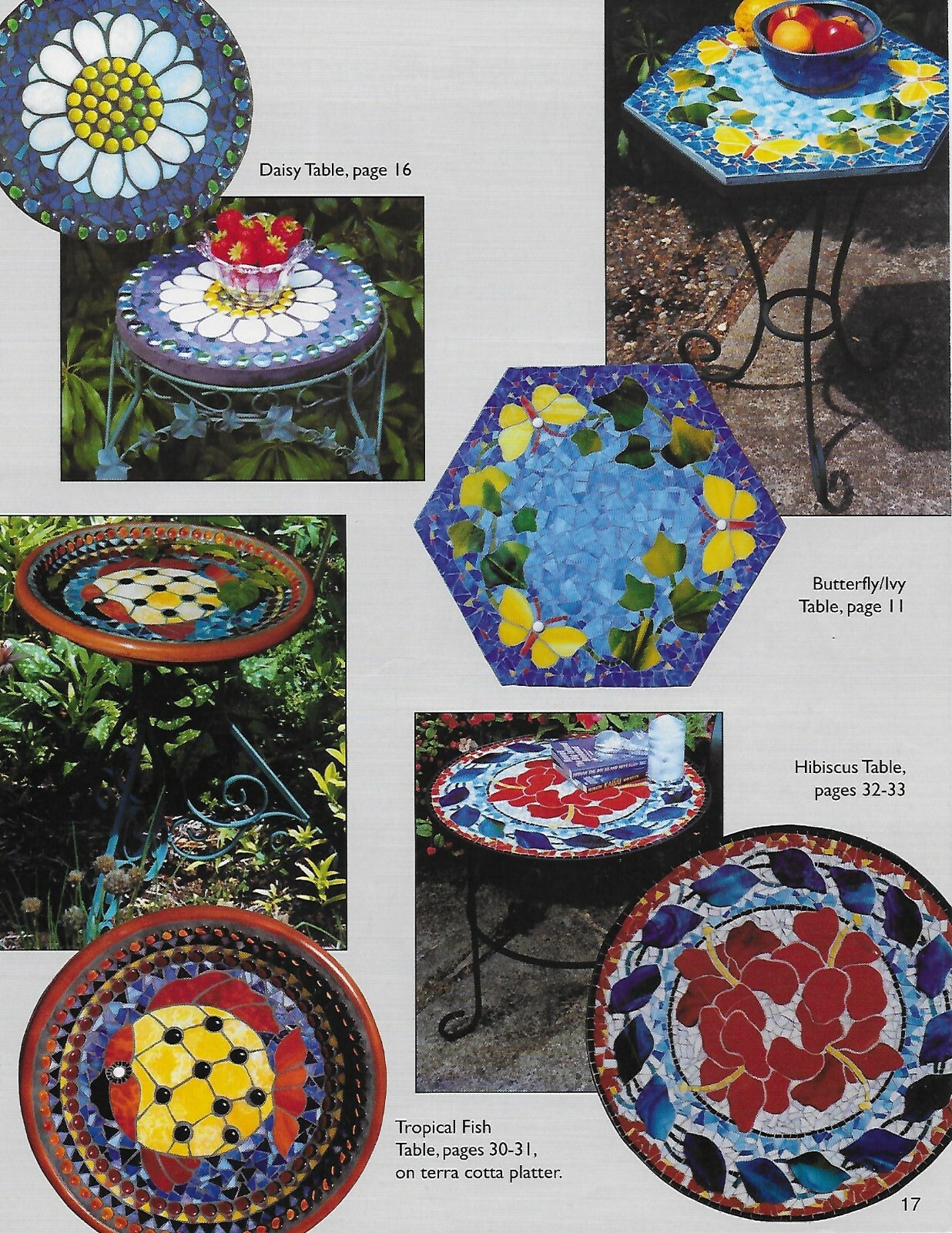 Mosaic Table Art by Carolyn Kyle