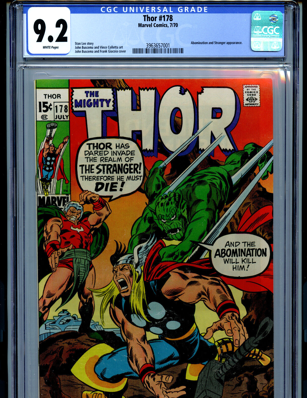 アメコミリーフ Thor #301 CGC 7.5 Thor #301 Value - GoCollect