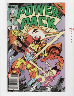 Power Pack #18 Newsstand VF 1984 Marvel z2401