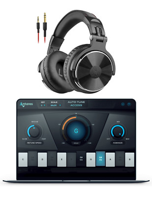 Antares AutoTune Access 10 + OneOdio Studio Monitor/Mixing DJ Stereo Headset