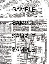1952 FORD TRUCKS 52 TUNEUP ELECTRICAL MECHANICAL GUIDE WIRING DIAGRAM