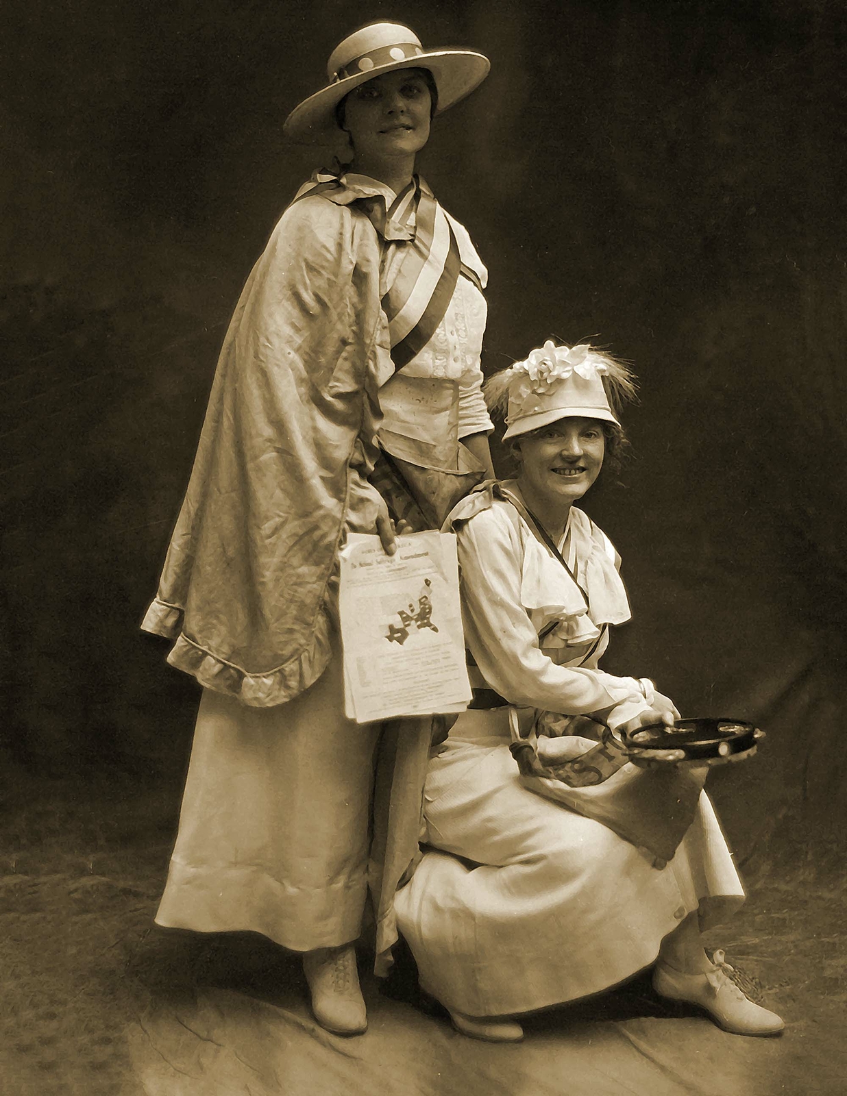 1916 Suffragettes Waters & Morrill Old Photo 8.5" x 11" Reprint
