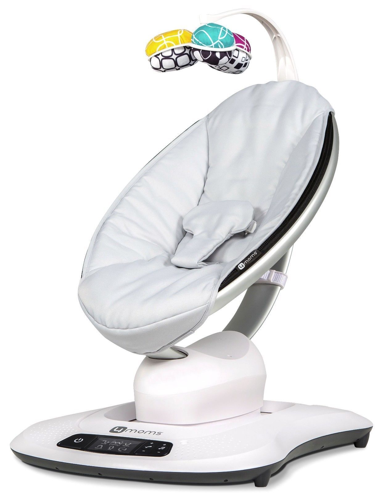 4Moms Mamaroo 4 Infant Reclining Seat Rocker Bouncer Swing 2018 Classic Grey