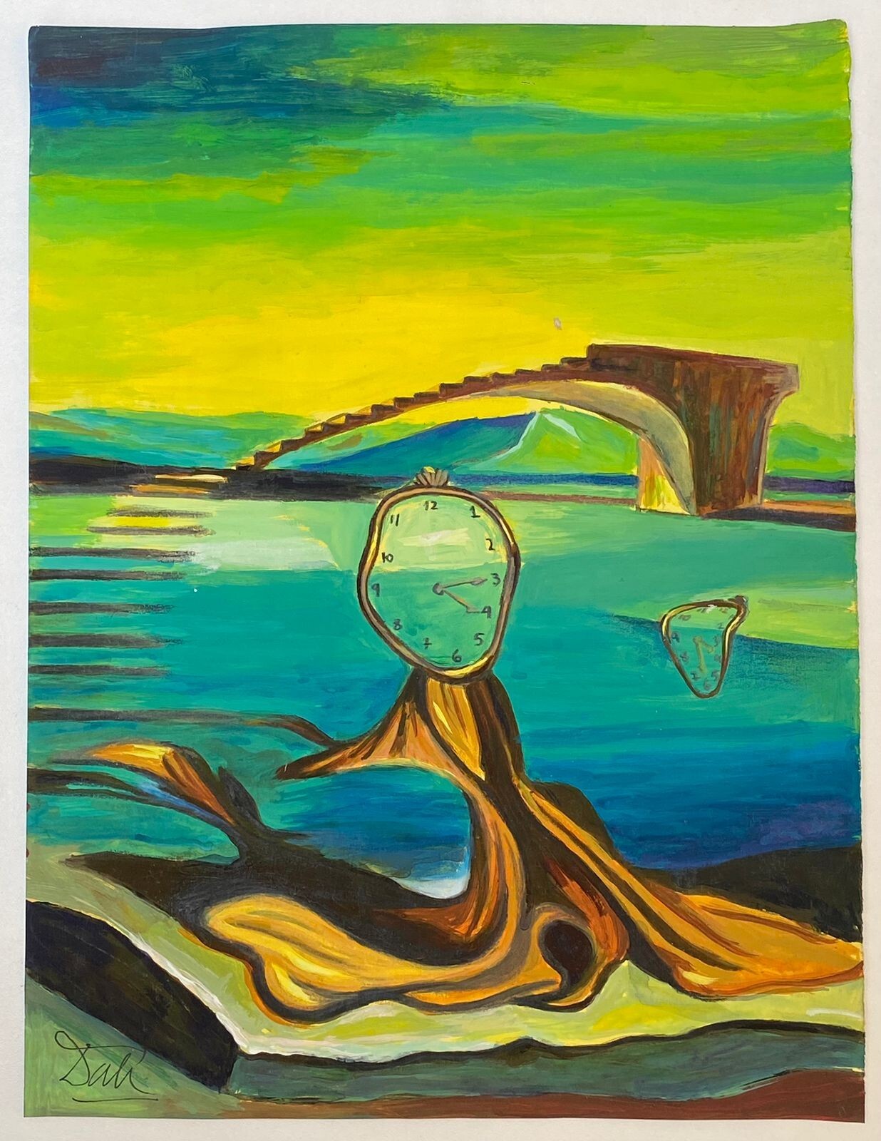 Salvador Dal picture【ALIYAN】vintage Salvador Dali Vintage Print 1997 | 
