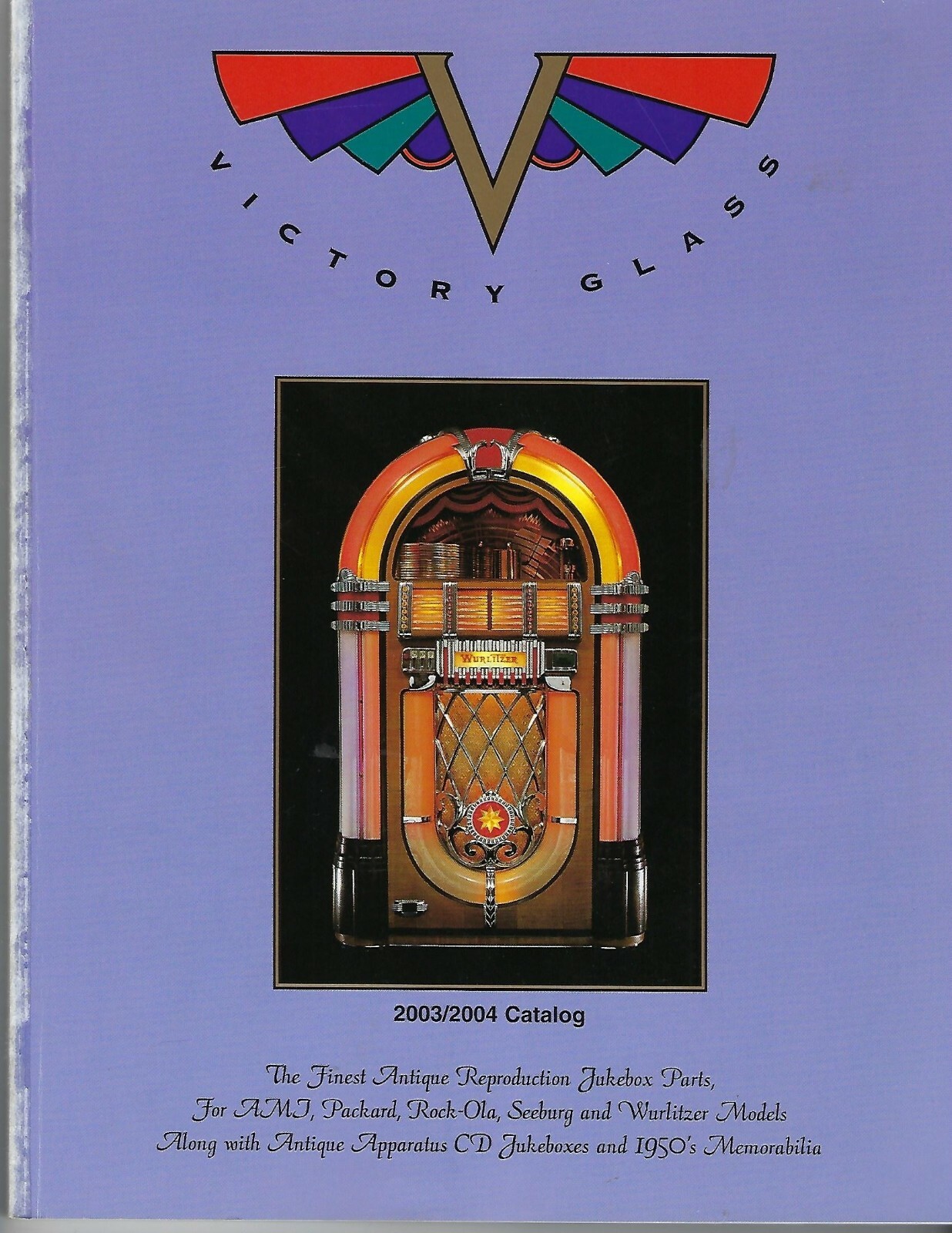JUKEBOX PARTS CATALOG 2003-2004 Victory Glass Inc.- Book | eBay JUKEBOX PARTS CATALOG 2003-2004 Victory Glass Inc.- Book | eBay