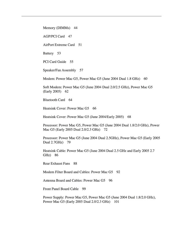 Apple Power Mac G5 Manual Pdf