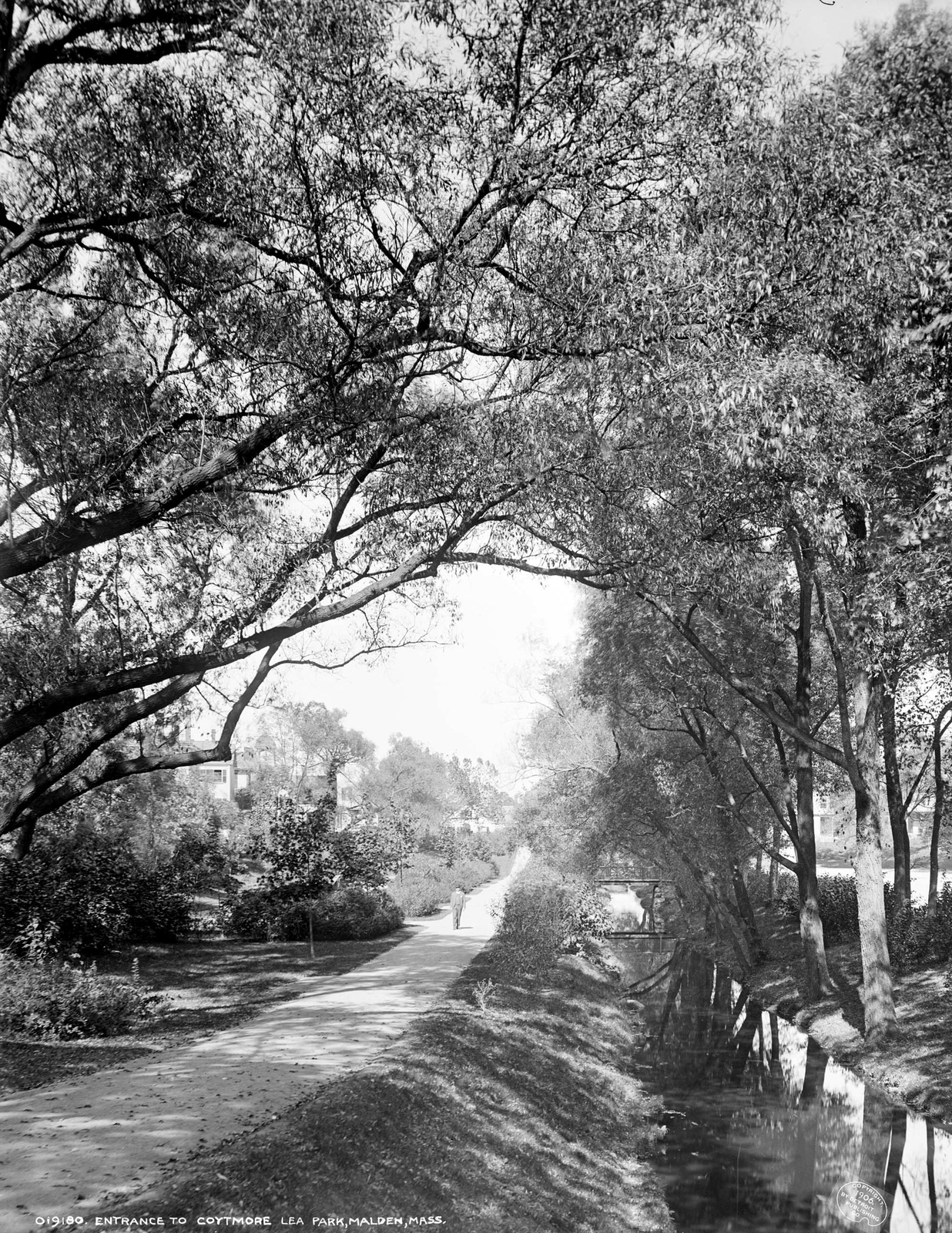 1906 Coytmore Lea Park, Malden, Massachusetts Old Photo 8.5" x 11" Reprint