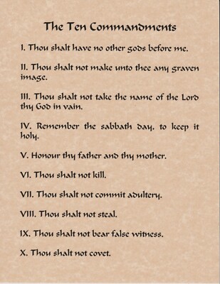 Posters Prints Pictures The Commandments Vatican