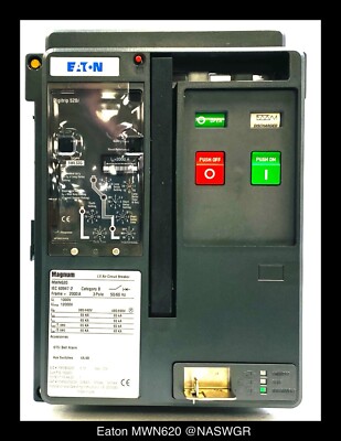Eaton Magnum IEC MWN620 Breaker (M/O,D/O) - 2000 Amp - Unused/Warranty