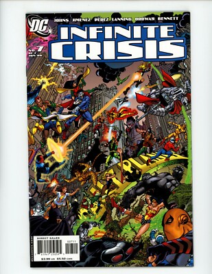 Infinite Crisis #7 Comic Book 2006 NM Geoff Johns Jim Lee DC Power Girl