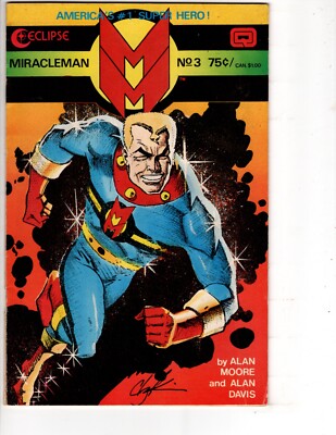 MIRACLEMAN #3 COMIC BOOK VOL. 1 ECLIPSE 1985 Howard Chaykin Cover Alan Moore VF
