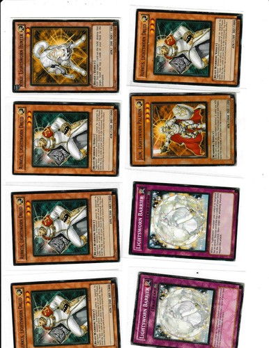 Yugioh Lightsworn Deck Collection Lot 40 Cards