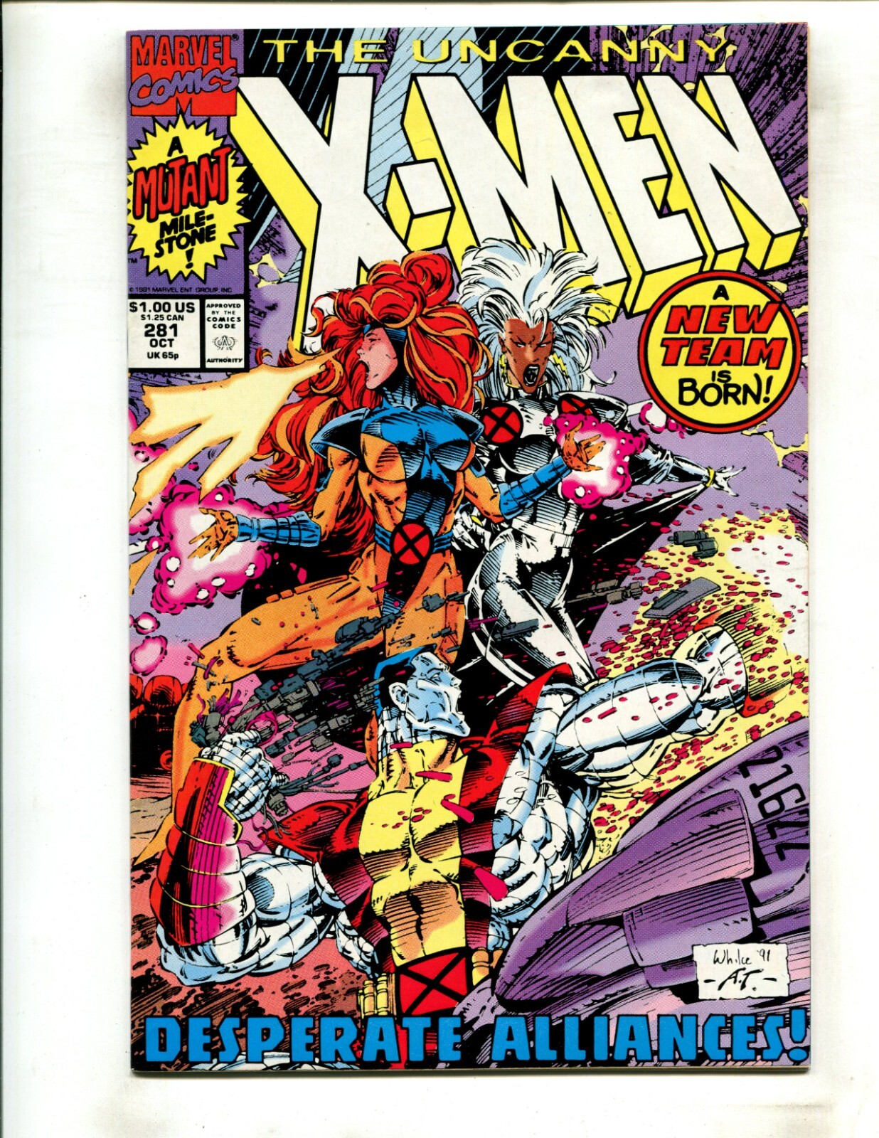 UNCANNY X-MEN #281 (9.2) JIM LEE!! 1991 | eBay
