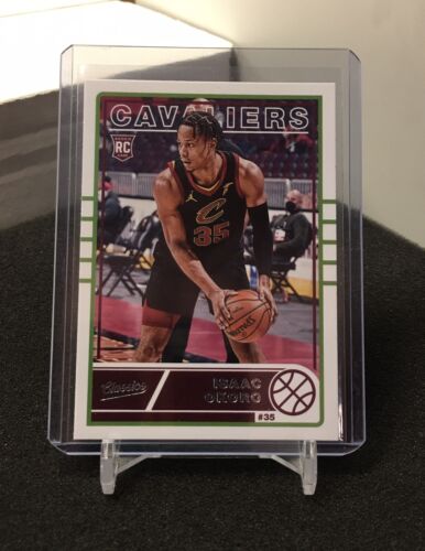 Isaac Okoro Rookie 2020-21 Chronicles Classics card 632 Cleveland Cavaliers RC. rookie card picture
