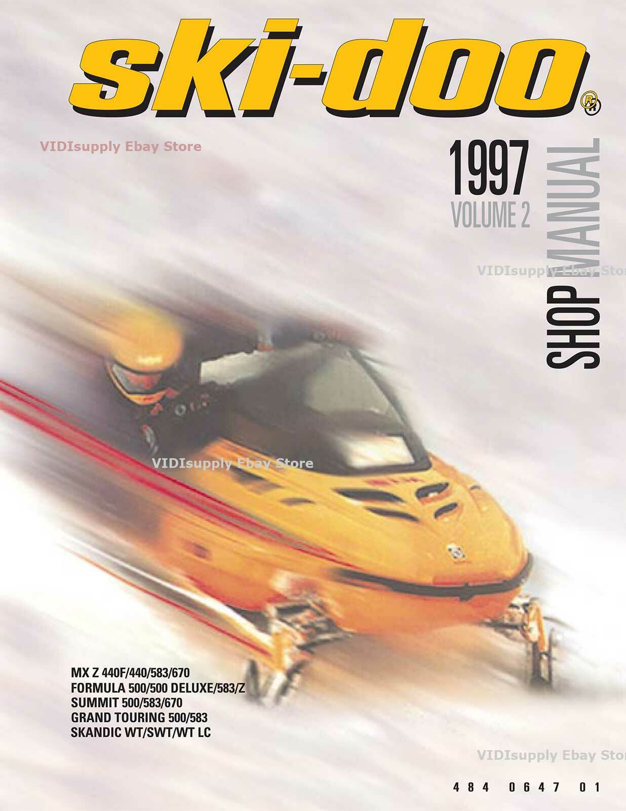 New Ski-Doo 1997 MX Z, FORMULA , SUMMIT, Grand Touring New Ski-Doo 1997 MX Z, FORMULA , SUMMIT, Grand Touring