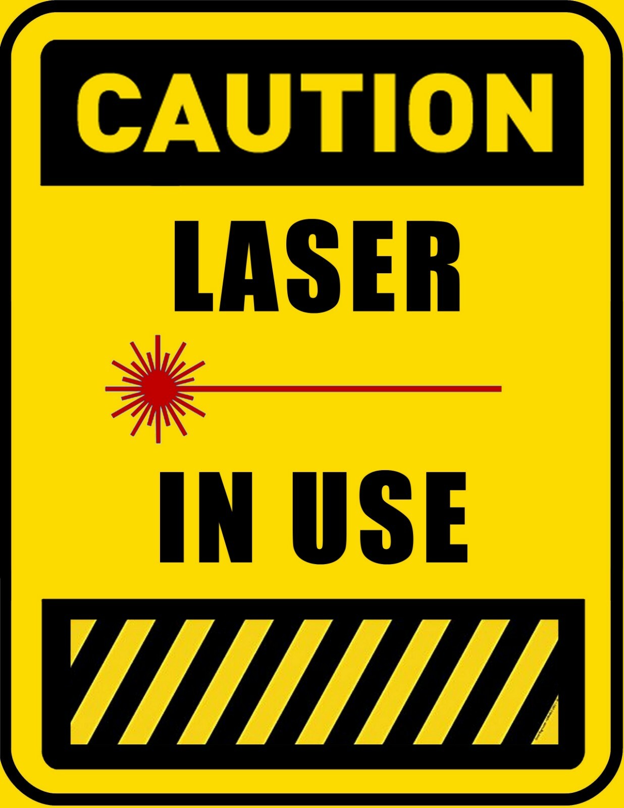 Laser caution. Наклейка caution laser.