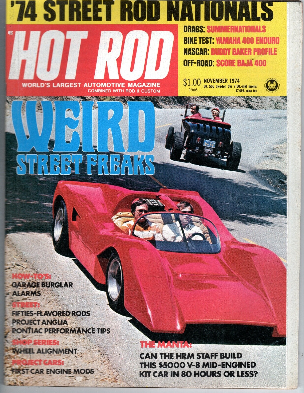 【Hot Rod】　ヴィンテージマガジン　1970年代 Hot Rod】 ヴィンテージマガジン 1970年代