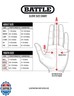Battle Sports Doom Speed Football Receiver Gloves, SuperStick Palm, PrecisionFit Material, Adult and Youth (White, Medium, Youth)