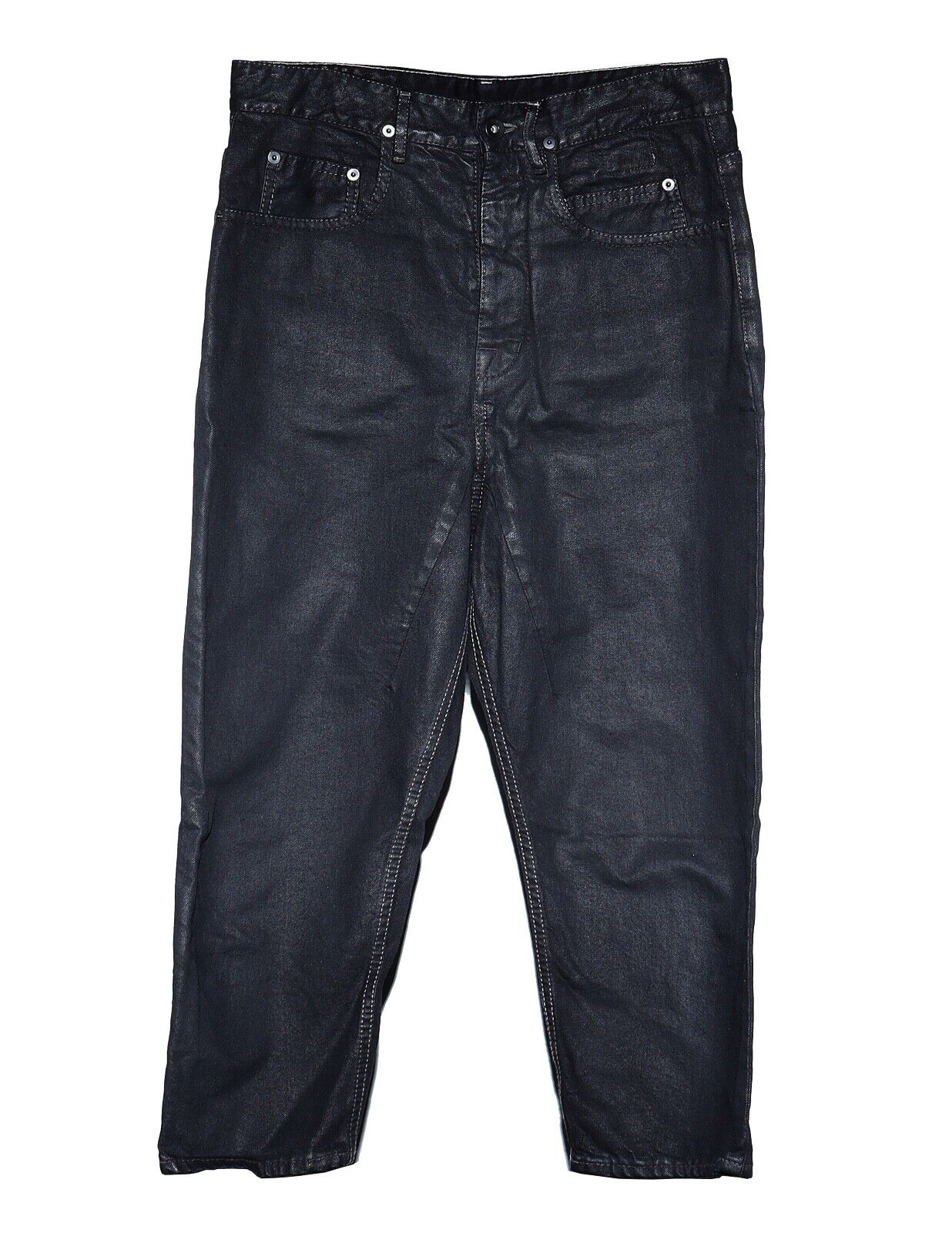 Rick Owens DRKSHDW Black Matte Waxed Jeans SIZE 32 MEN | eBay Rick Owens DRKSHDW Black Matte Waxed Jeans SIZE 32 MEN | eBay