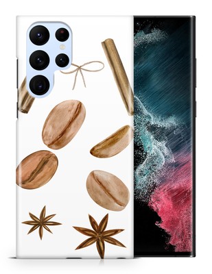 CASE COVER FOR SAMSUNG GALAXY|WATERCOLOR COFFEE BEANS