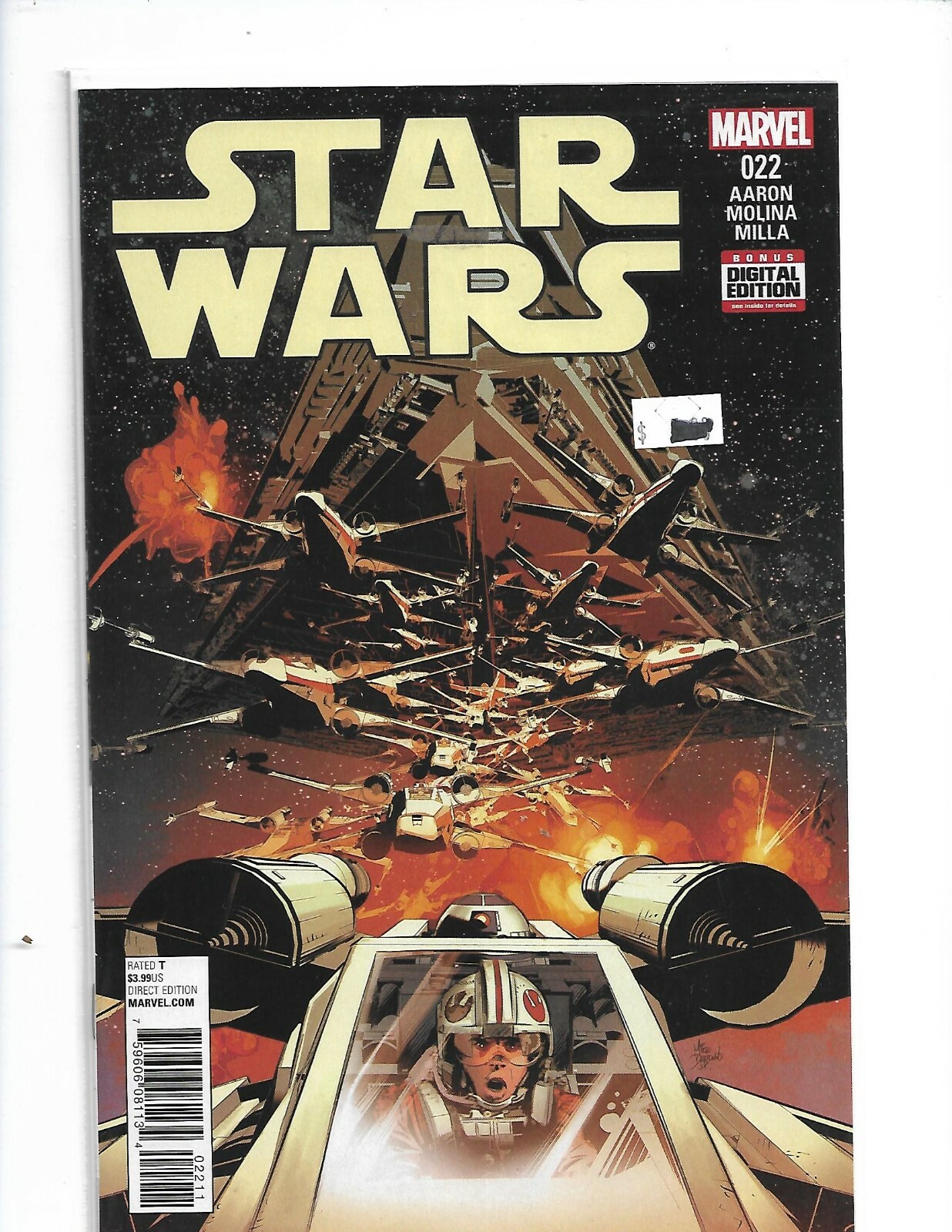 【絶版希少】Star Wars:Marvel Comics Star Wars (2015 series) #22 in Near Mint + condition. Marvel
