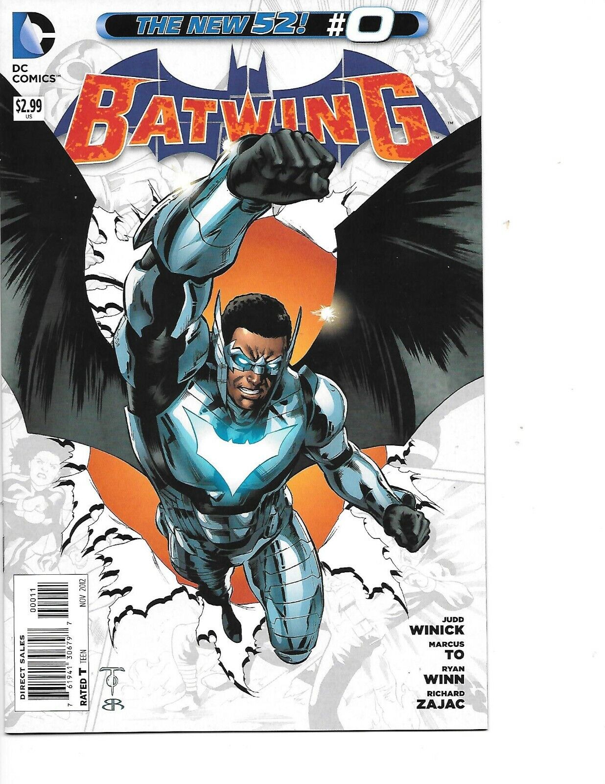 Batwing #0 VF/NM DC 2012 The New 52 Batwing #0 VF/NM DC 2012 The New 52