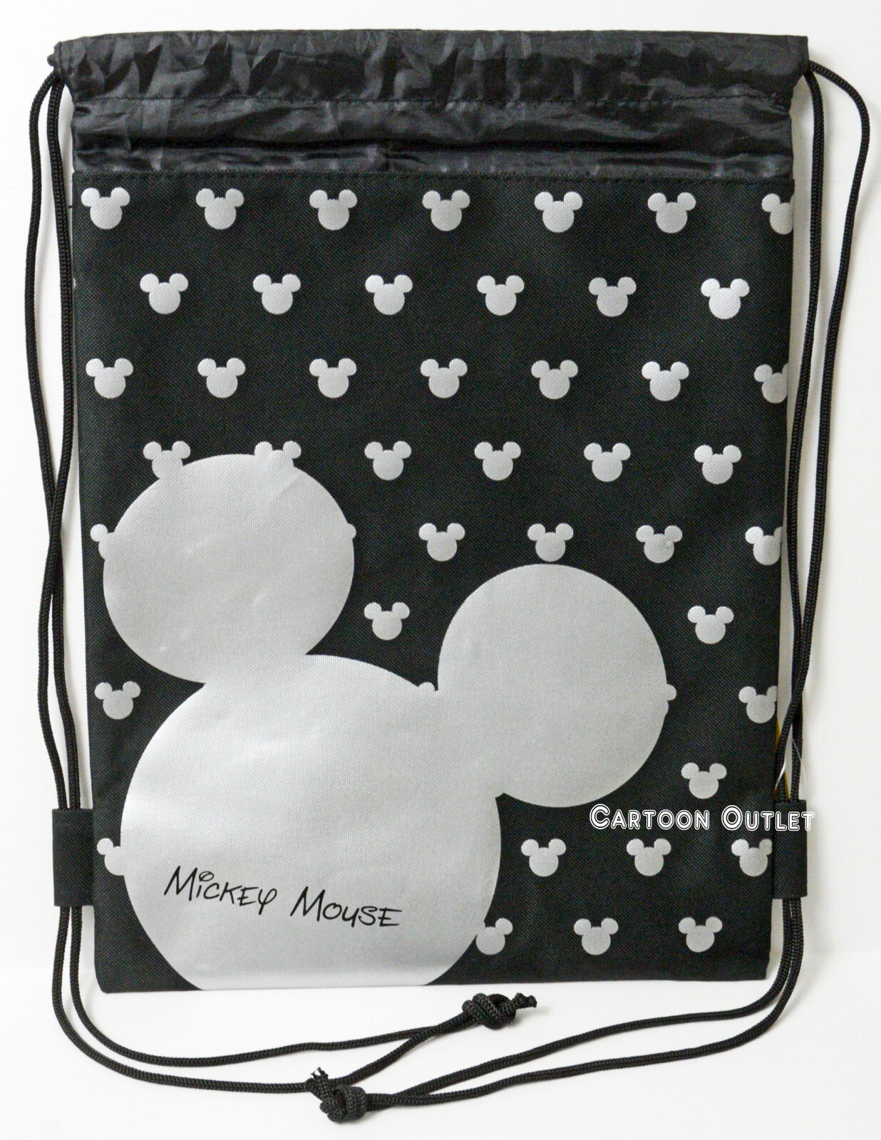 WCJ DRAWSTRING BAG黒　　ミッキー Amazon.com | Disney Mickey Mouse Face Drawstring Tote