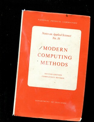 Modern Computing Methods , 1961
