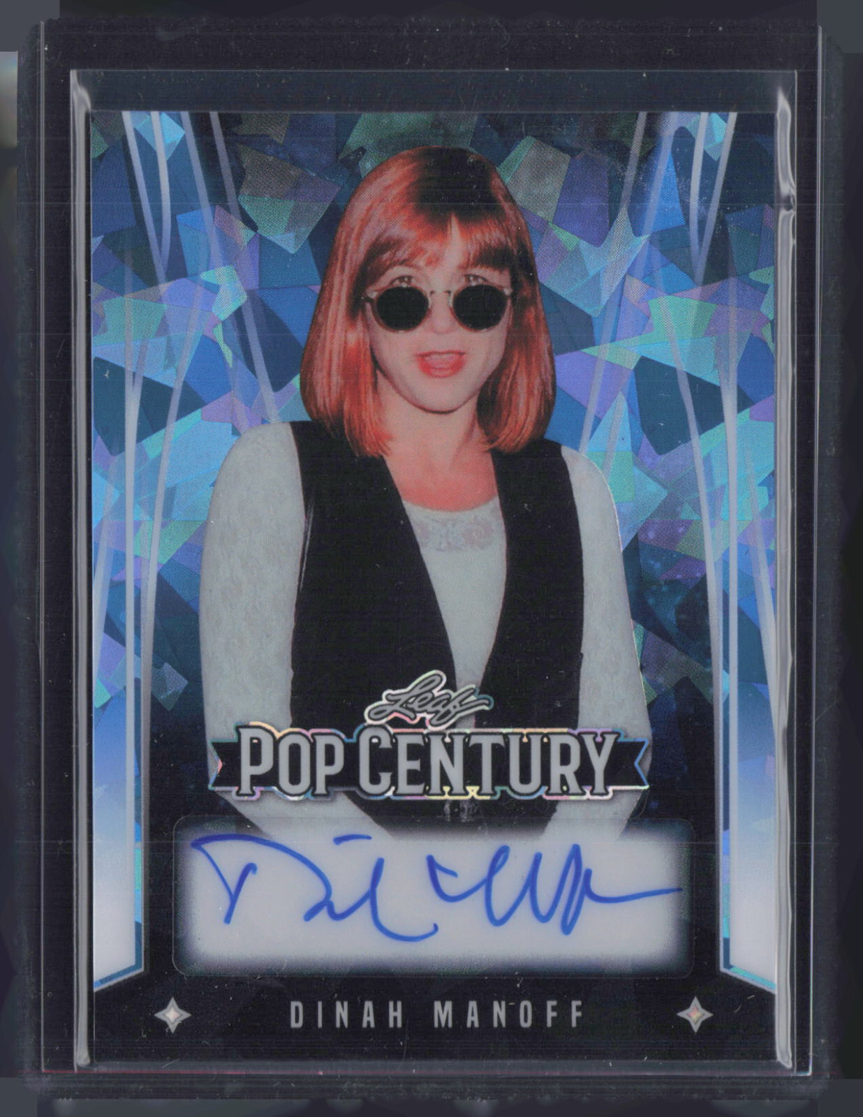 2025 Leaf Pop Century Crystal Platinum Dinah Manoff 4/7 Auto Autograph