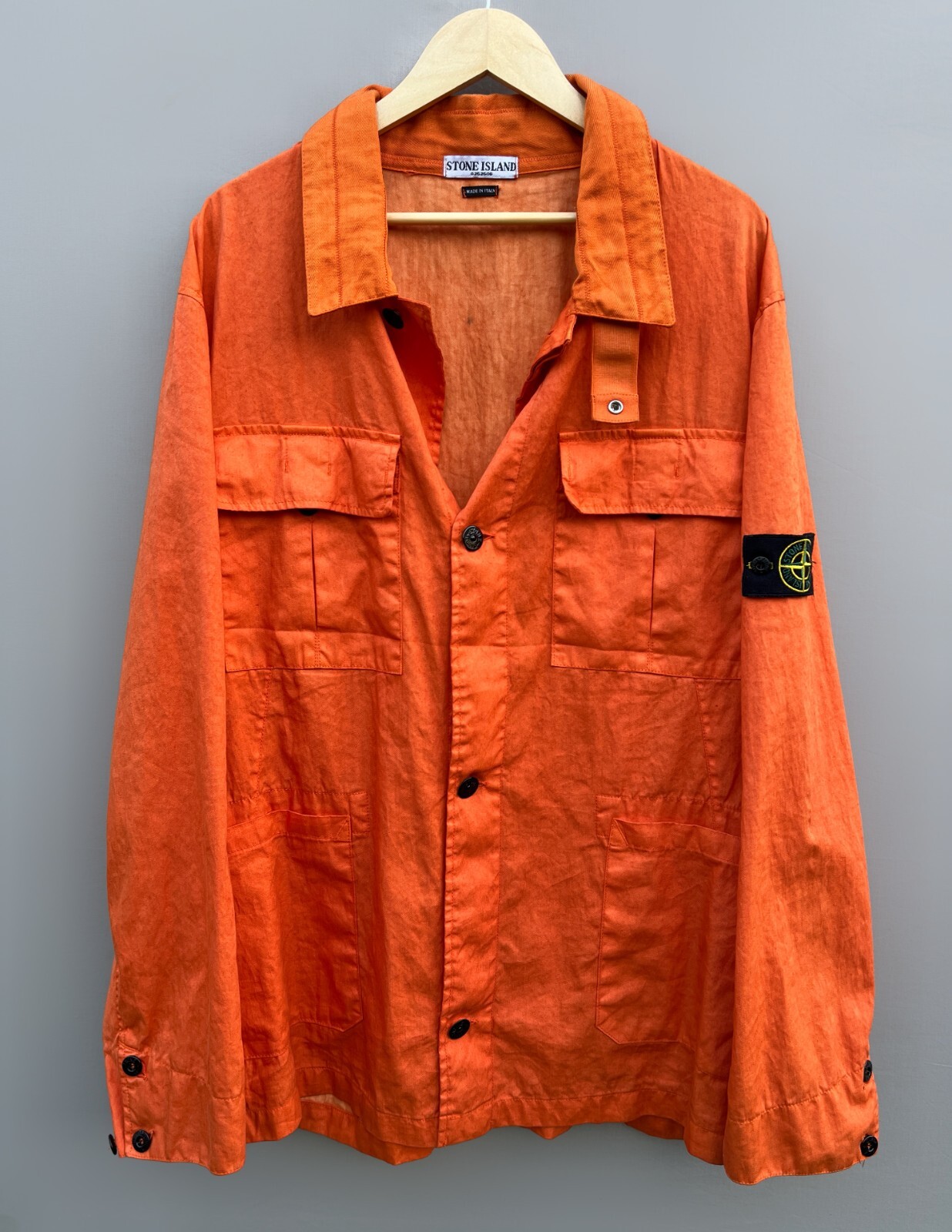Rare Vintage STONE ISLAND SS 04 Linen / Nylon Multi Pocket Jacket