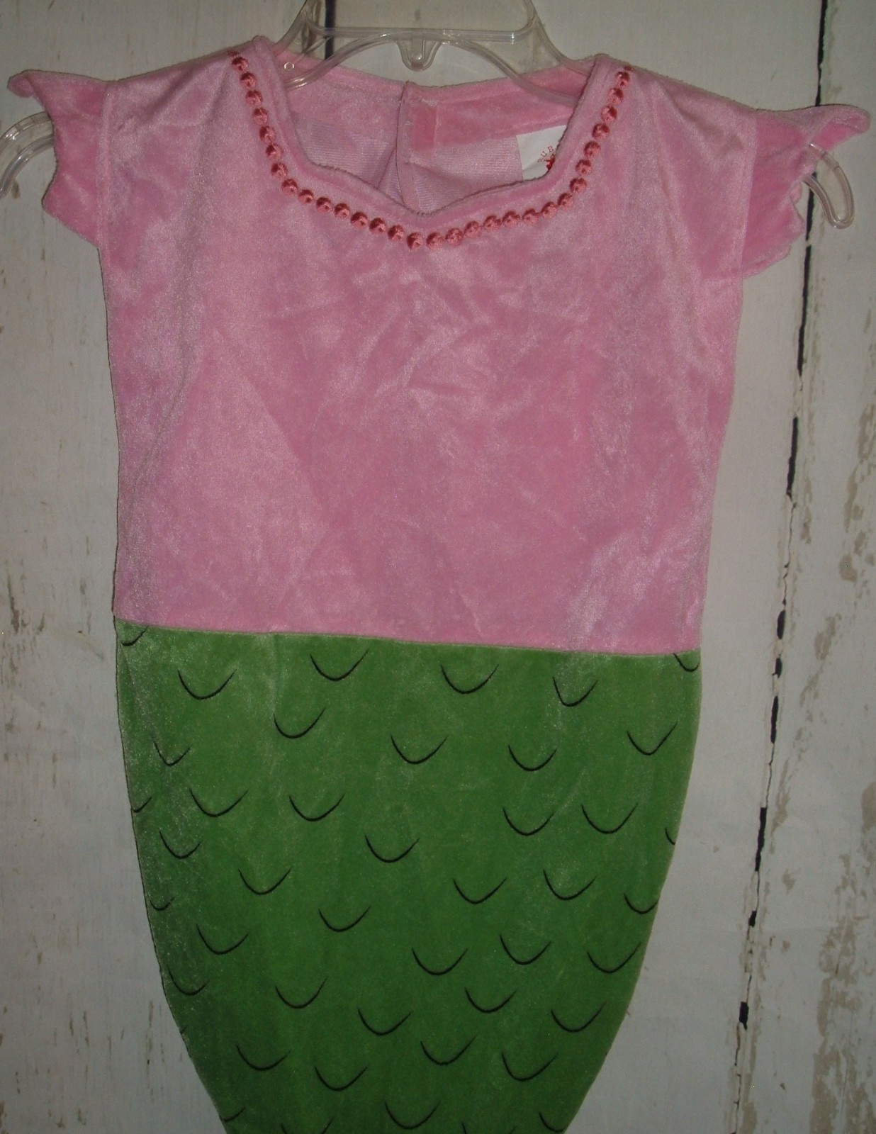 Baby Bunting Newborn Mermaid Costume Photo Prop Pink Green Halloween
