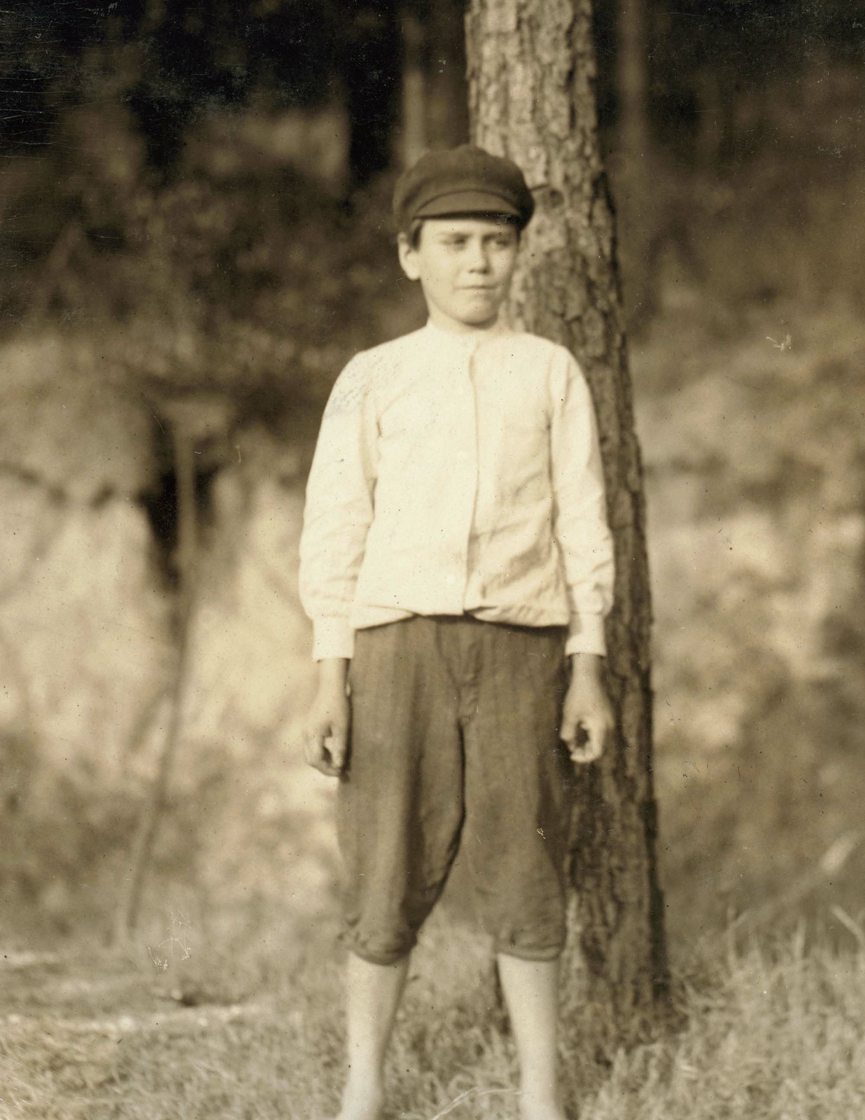 1913 10 Year Old Mill Worker Elmer Skinner, Georgia Old Photo 8.5" x 11" Reprint