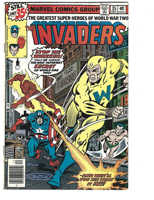 Invaders #35 (12/78) VG (4.0) Whizzer! Great Bronze Age!