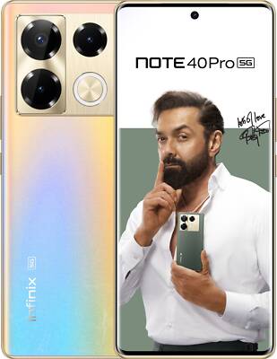 Infinix Note 40 Pro 5G(Gold 256GB 8GB RAM) 6.78'' Dimensity 7020 Global Version