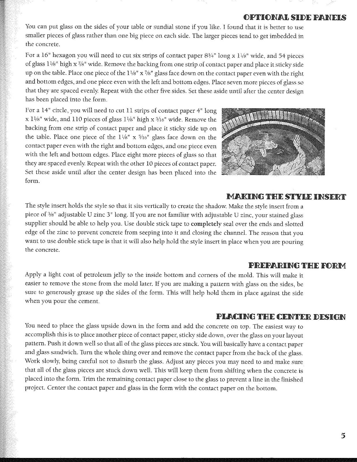 Mosaic Sundials, Tabletops and Stepping Stones by Mary Koehl