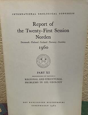 Theodor Sorgenfrei, Arne Buch / Regional and Structural Problems in Oil Geology